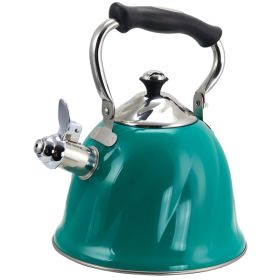 Mr Coffee Alberton Tea Kettle with Lid in Emerald Green