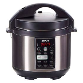 Zavor LUX 4 Quart Electric Pressure Multi Slow Cooker Stainless Steel